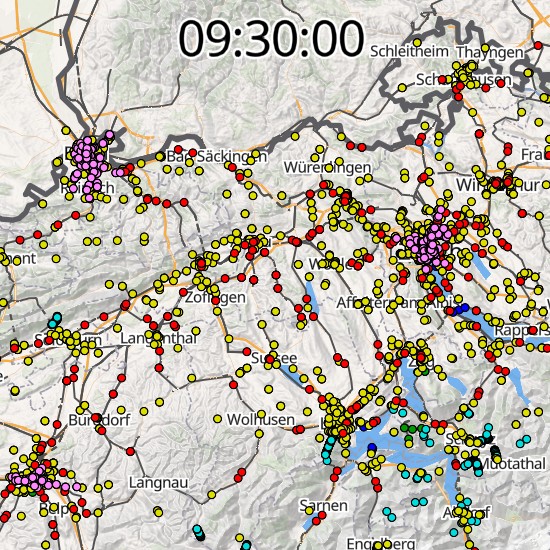 Beispiel: Animierter Fahrplan